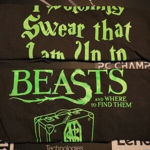 2 harry potter series shirts